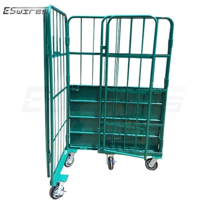 heavy duty cage trolley  fold