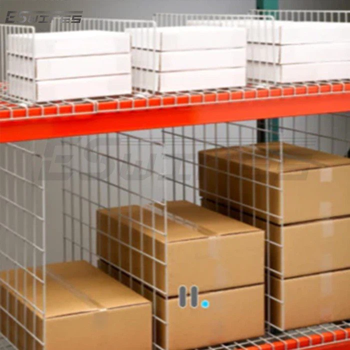 pallet rack wire deck dividers application