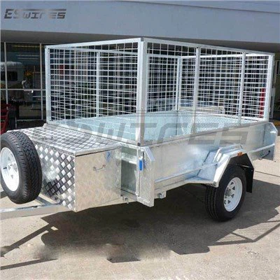 Jaula de remolque de caja 6x4