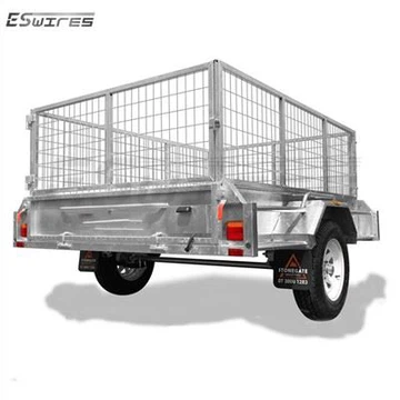 Remolque de jaula galvanizada 6x4