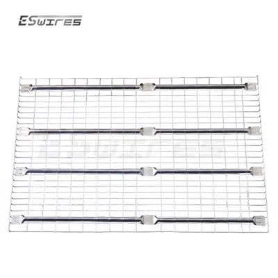 Cubierta de estantería de paletas de alambre
