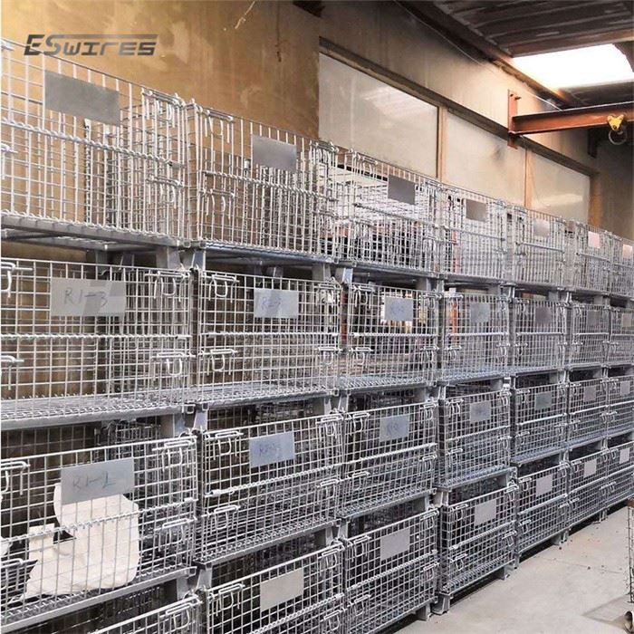 Wire Mesh Container With Castor