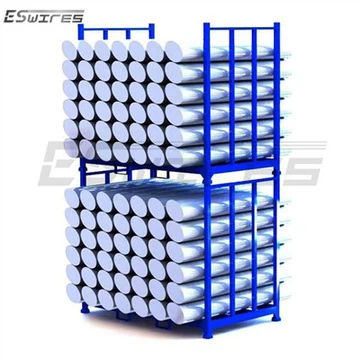 Estante de almacenamiento de rollos de tela